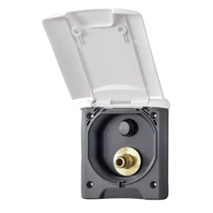 Fawo Outdoor Shower White with switch for pump