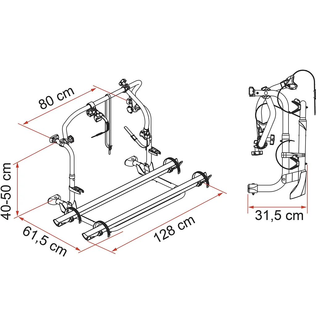 Fiamma Carry-Bike Pro C L80 - Image 2