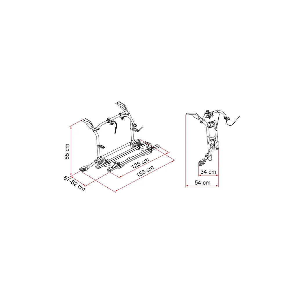 Fiamma Carry-Bike VW T6 Pro Assembled - DB - Image 2