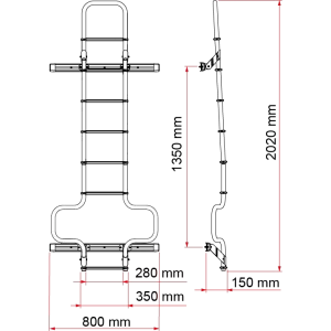 Fiamma Deluxe DJ Ducato H3 - Deep Black