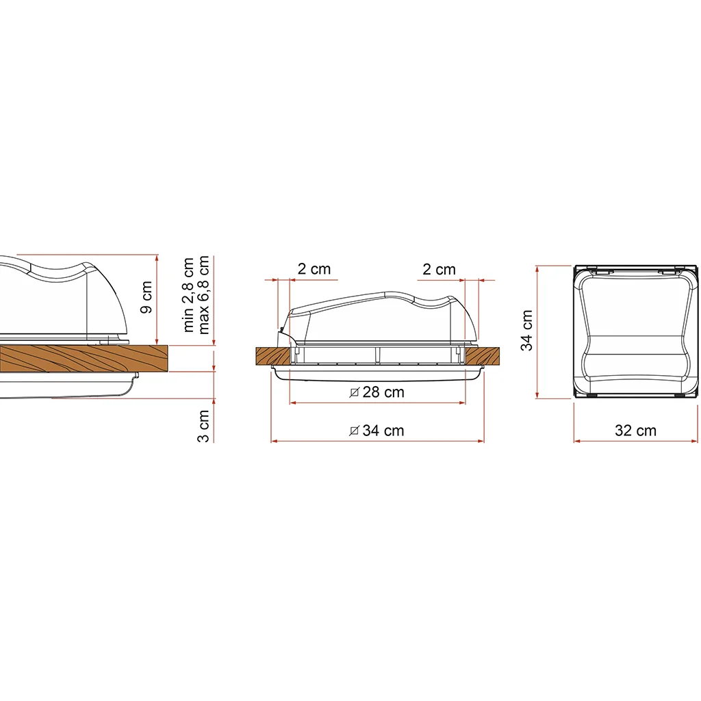 Fiamma Vent 28 F Crystal - Image 2