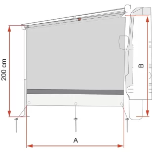Fiamma Sun View Side F45/F80S