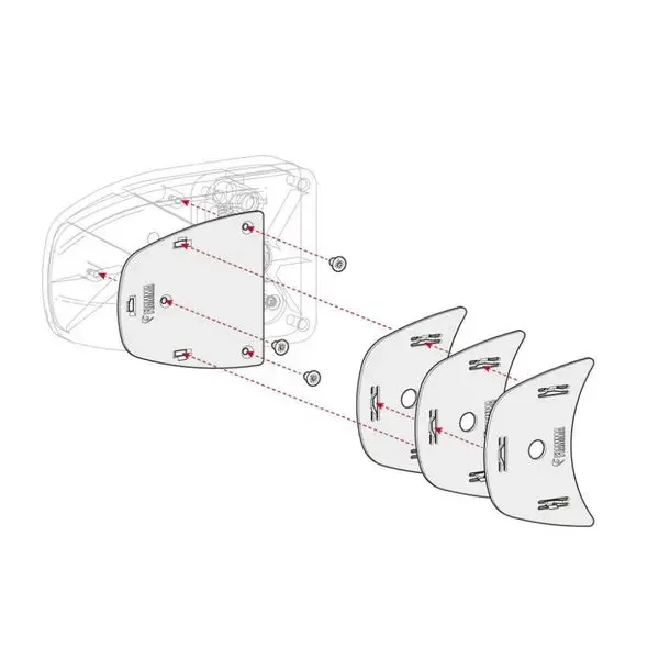 Fiamma Kit Spacer Safe Door >2017 Grey