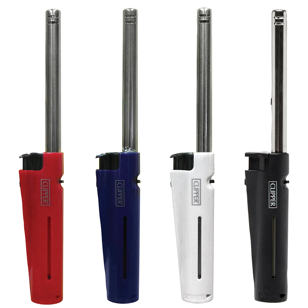 Clipper Tube Plus Gas Flame Lighter (order in multiples of 48)