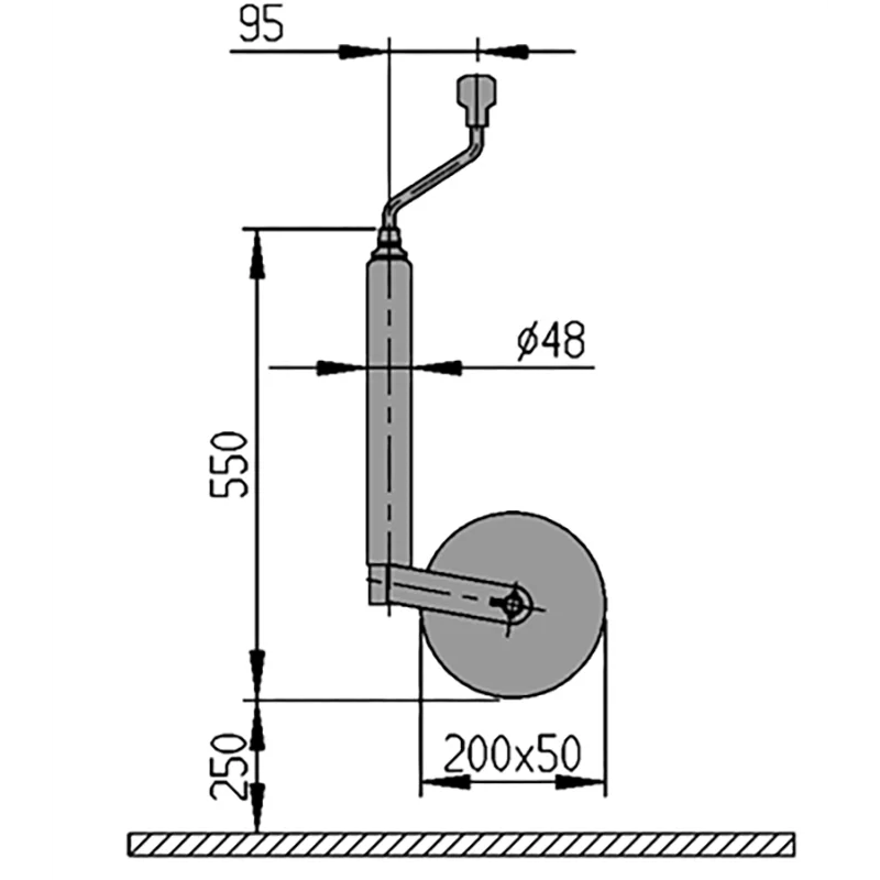 AL-KO Plus Jockey Wheel - Image 2