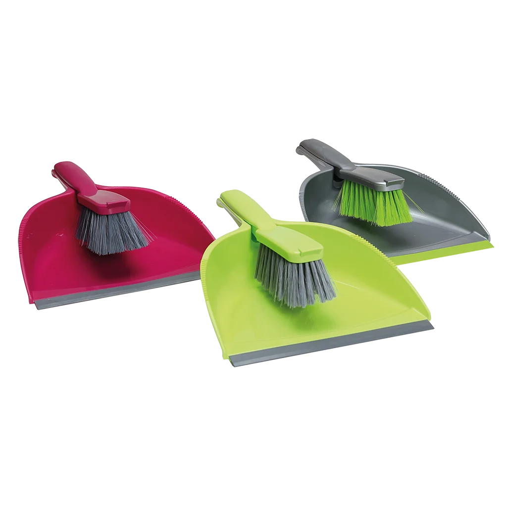 De-Luxe Dust Pan & Brush