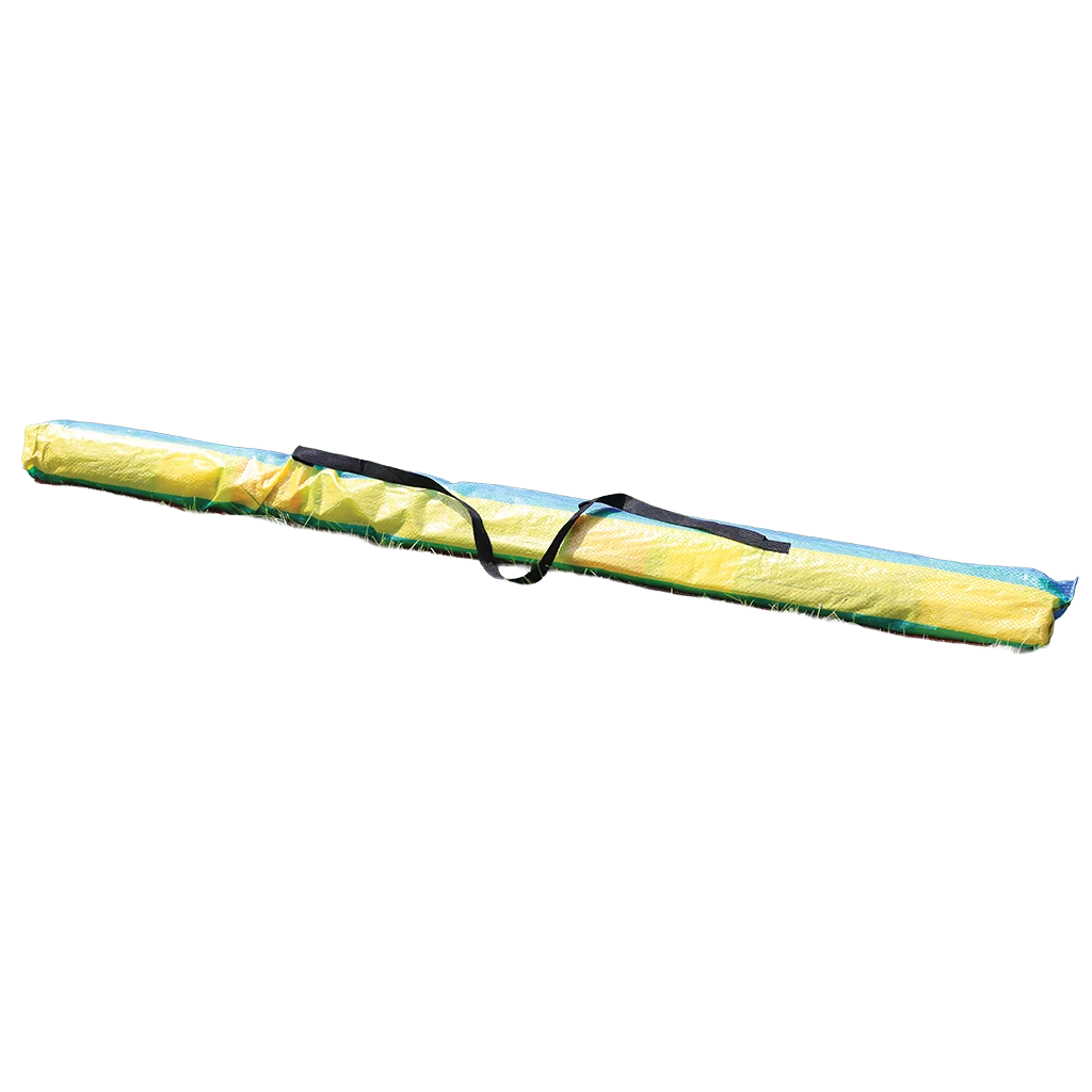 5 Pole Multicoloured Polythene Windbreak - Image 10