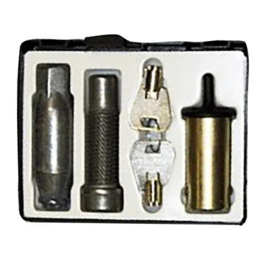AL-KO Caravan Wheel Lock Replacement Compact Barrel & Keys Set - Image 3