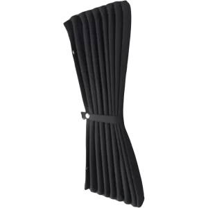 Ford Transit Custom Black SWB Tailgate Curtains 2012 - 2024