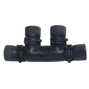 Alde 4 Way Rubber Connector with Mounted Banding Clips