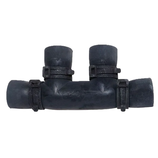 Alde 4 Way Rubber Connector with Mounted Banding Clips