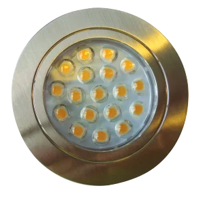 Dimatec Chrome Recessed LED Touch Spot Light Default on