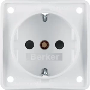 W4 Schuko Socket - White