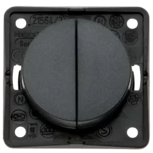 W4 Berker 12V Twin Rocker Switch - Anthracite