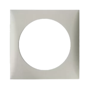 W4 Berker Flow Single Frame - White