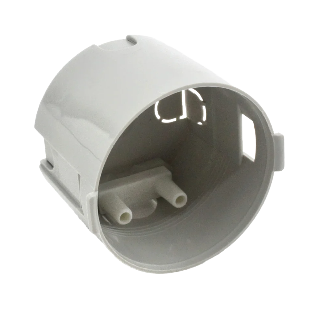 W4 Berker Single Backing Box - White