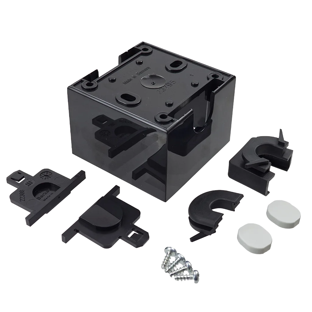 W4 Berker Single Surface Mounted Backing Box