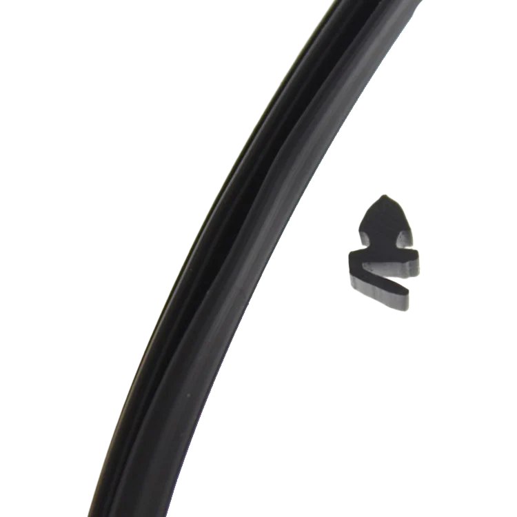 Hartal Stable Door Rubber Seal - Black (order multiples of 50m)