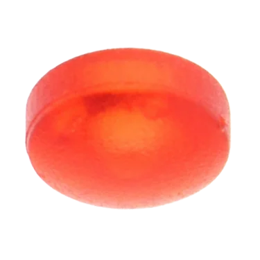Hartal Inner Lock Screw Cap, Transparent Red