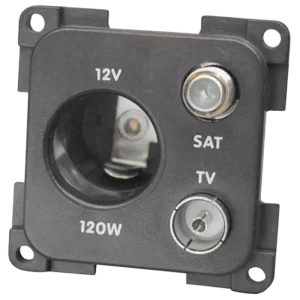 CBE Light Grey 12V TV & Satellite Socket