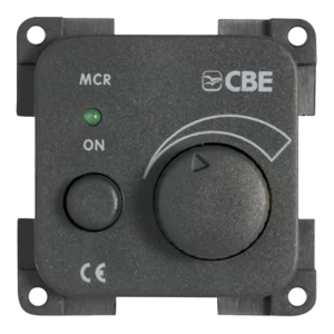 CBE Grey Electronic Dimmer With LED