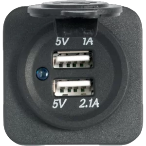 CBE Grey Double USB Charger (Retail Packaged)