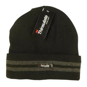 Heat Machine Men's Tog 2.9 Thinsulate Hat, One Size, Black Stripe