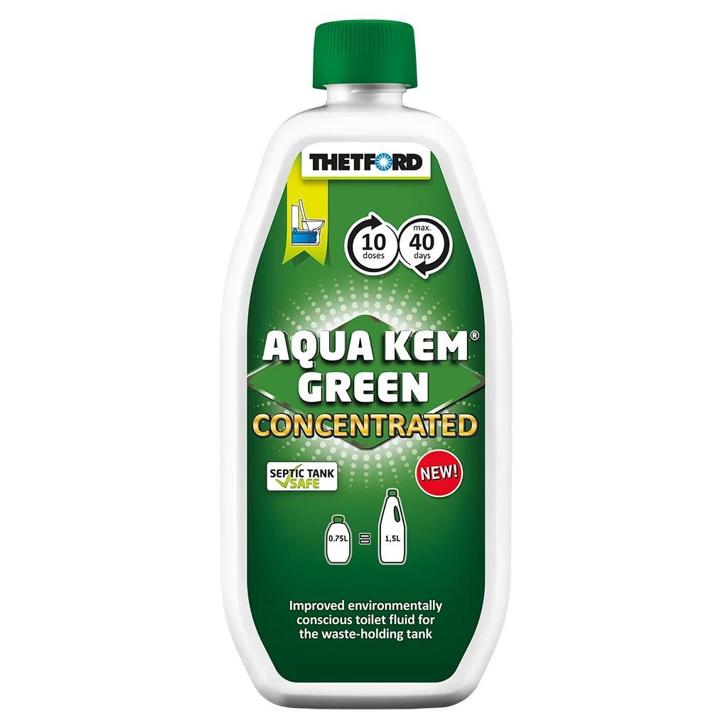 Thetford Aqua Kem Green Concentrated 0.75L bottle (Order in multiples of 12)