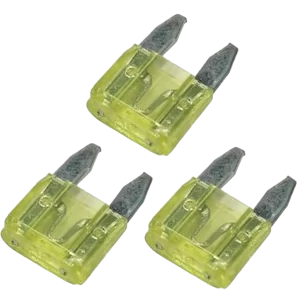 W4 20A Mini Blade Fuse (3 Pack)