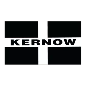 W4 Rectangle Kernow Flag Sticker