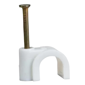 W4 6mm Round Cable Clip (10 pack)