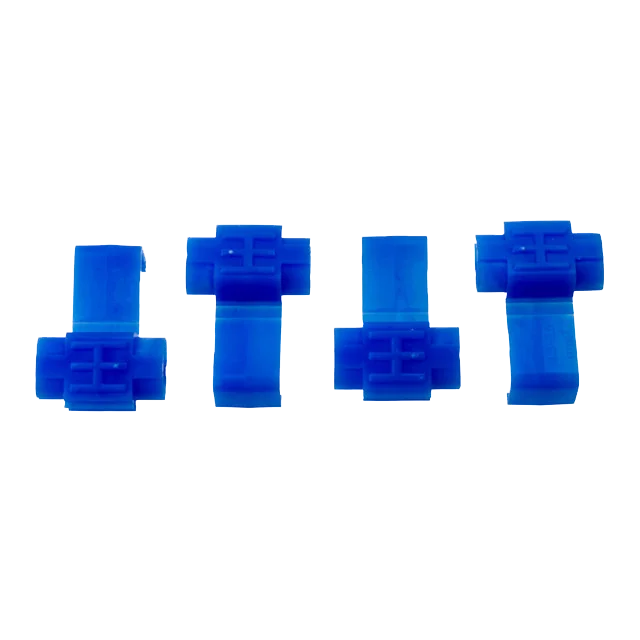W4 Self Stripping Cable Connector - Blue (4 pack)
