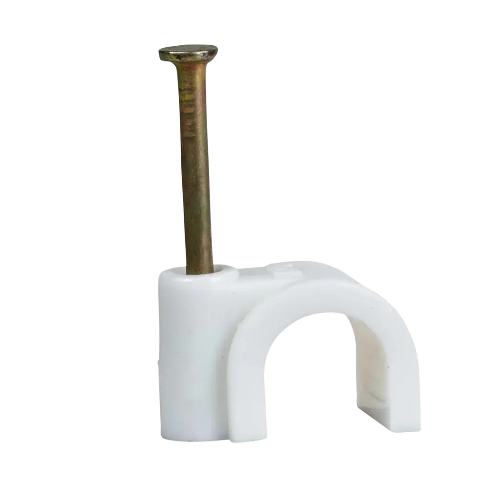 W4 10mm Round Cable Clip (10 pack)