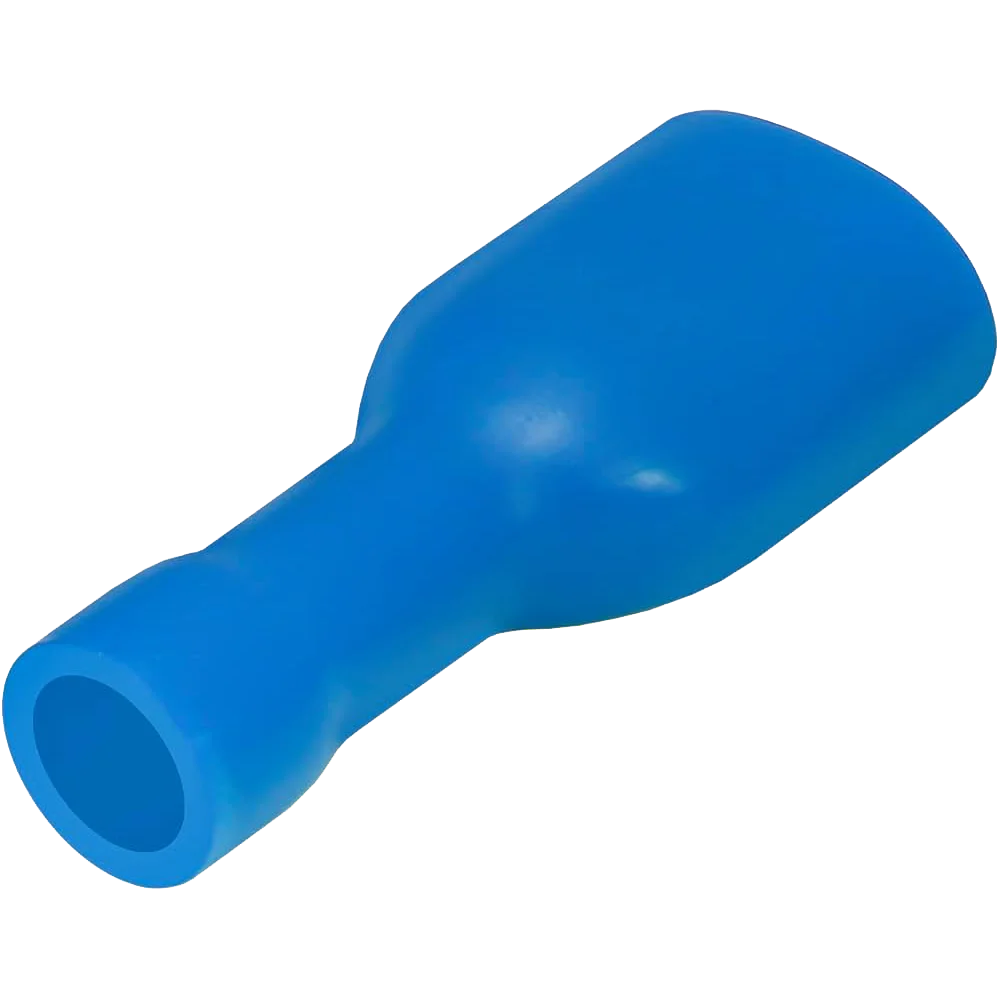 W4 6.35mm Push-On Terminal Female - Blue (3 pack)