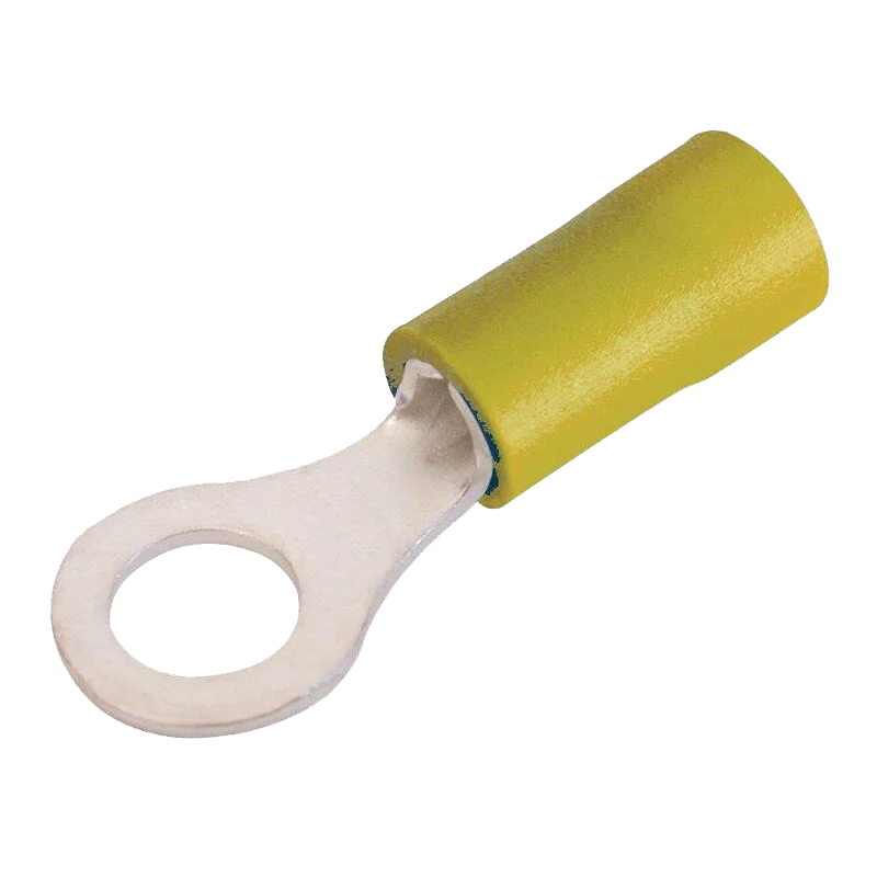 W4 8mm Ring Terminal - Yellow (3 pack)