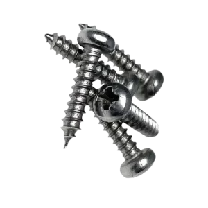 W4 1/2" No. 4 Pan Head Self-Tapping Stainless Steel Screws