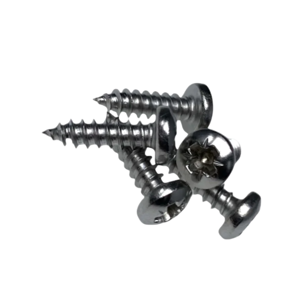 W4 1/2" No. 6 Pan Head Self-Tapping Stainless Steel Screws