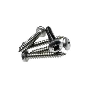 W4 1" No. 8 Pan Head Self-Tapping Stainless Steel Screws