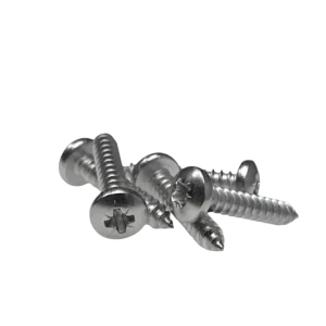 W4 1" No. 10 Pan Head Self-Tapping Stainless Steel Screws