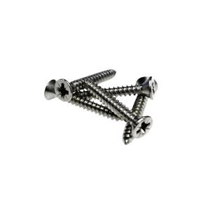 W4 1" No. 6 Countersunk Self-Tapping Stainless Steel Screws