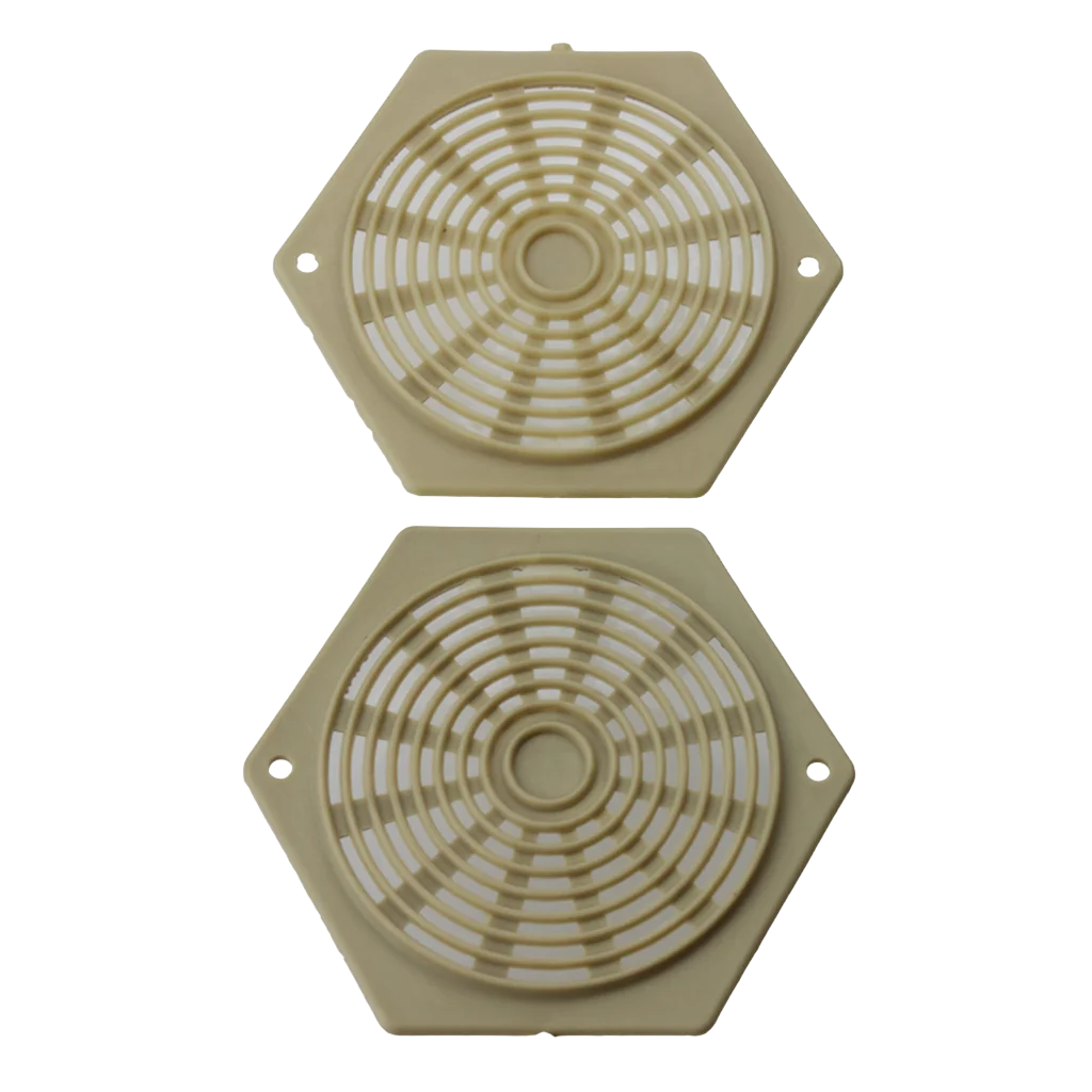 W4 Hexagonal Vent - Beige (2 pack)