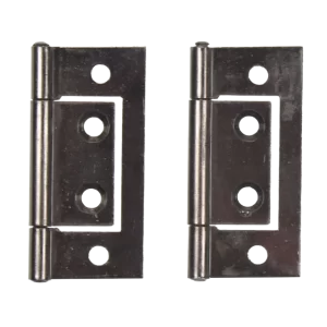 W4 2" Flush Hinge - Bronze Finish (2 pack)