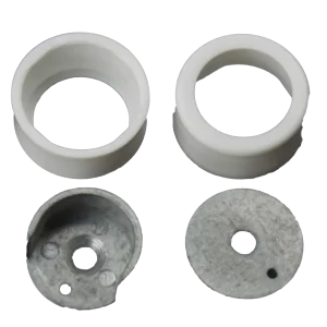 W4 16mm Wardrobe Rail Support End (2 pack)