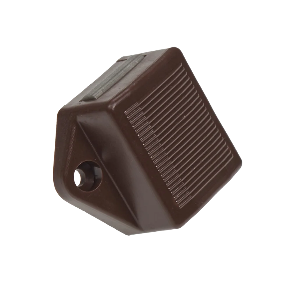 W4 Push-Button Operated Mini Catch - Brown - Image 2