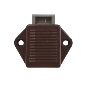 W4 Push-Button Operated Mini Catch - Brown