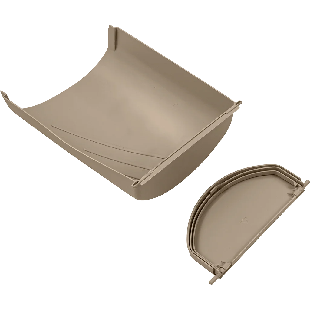Dometic Door Waste Bin - Grey/Beige - Image 2