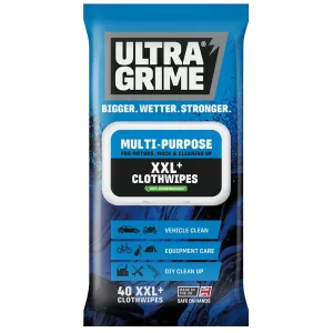 Ultra Grime Multi-Purpose 40 XXL Wipes (order in multiples of 6)