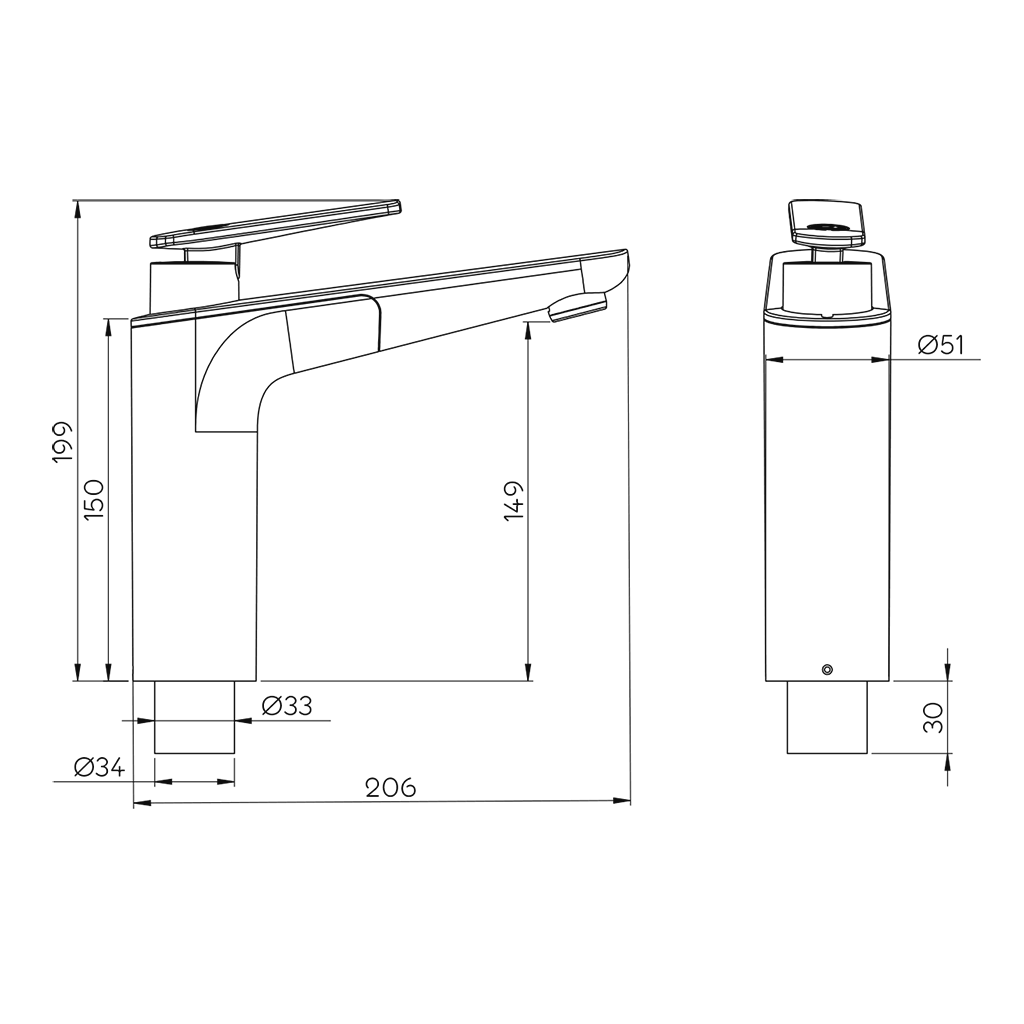 Reich Vector S Kitchen Mixer Tap, UniQuick Connection - Image 2