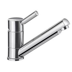 Trend E mixer tap with 25cm flexi hose with barbed ends & 33mm hole size