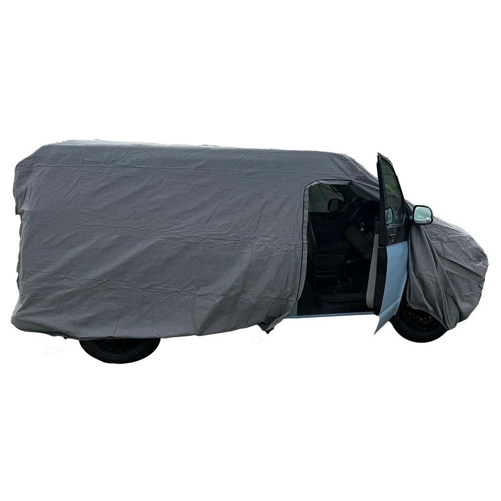 Quest Campervan Cover VW T4/T5/T6/T7 & Ford Transit Custom - Grey - Image 7